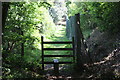 Footpath behind Pen-y-fan Industrial Estate