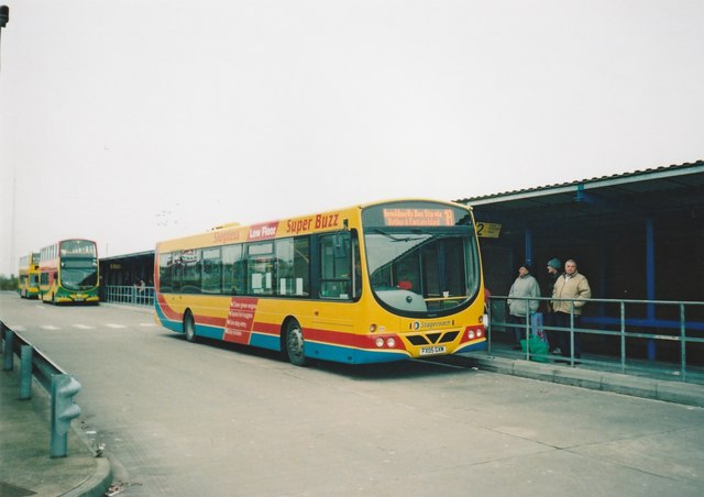 Bus in Skegness bus station