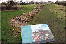 NZ1366 : New signs for Hadrian's Wall, Heddon on the Wall by Andrew Curtis