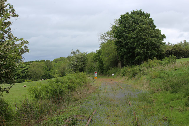 Wensleydale Railway approaching Susan's Wood