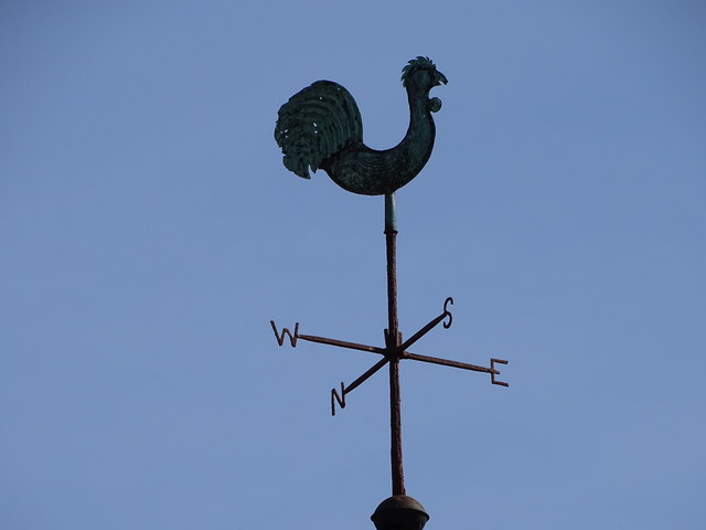 Weather cock on Auchinleck old kirk