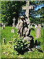 Angel and cross in Bognor Regis Cemetery