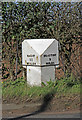 Old Milepost by the A53, north of Hopton Methodist Chapel