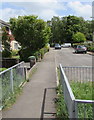 Pavement towards Oaklands, Ponthir, Torfaen