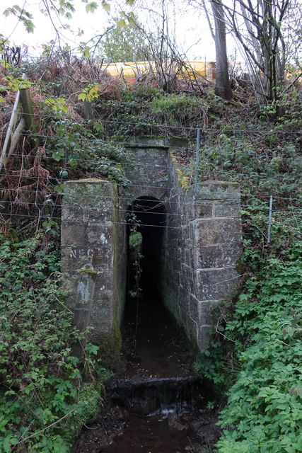 Culvert under the railway © Hugh Venables :: Geograph Britain and Ireland