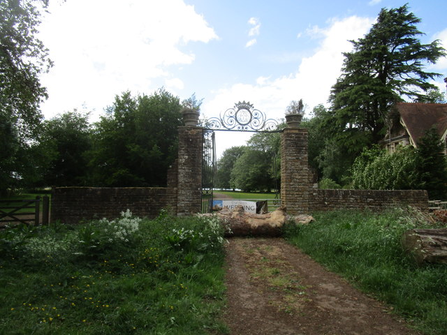Gateway to the carriage drive to Belvoir Castle
