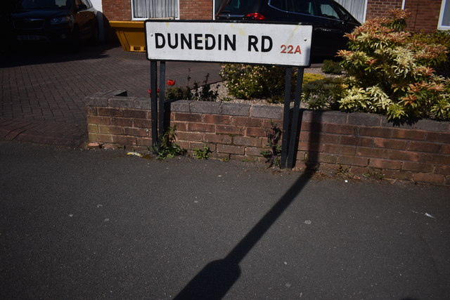 Road sign styles 4 Dunedin Road - Kingstanding, North Birmingham