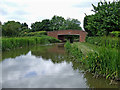 Canal at Whittington Bridge in Staffordshire