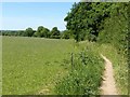 Footpath from the churchyard, East Bridgford