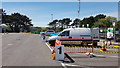 Social distancing precautions at Mabe Household Waste Recycling Centre