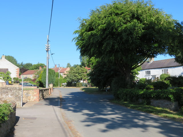 Village street, Exelby