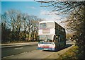 Bus on Westwood New Road, High Green