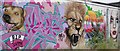 TM2332 : Graffiti  Wall in Parkeston by Glyn Baker