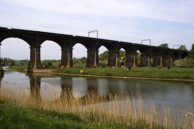 Dutton Railway Viaduct near Acton Bridge