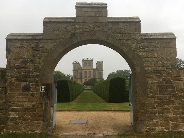 Garden gates at Hardwick Hall