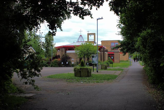 The centre of the village, Bar Hill