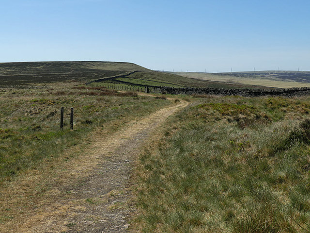 Path towards Great Manshead Hill
