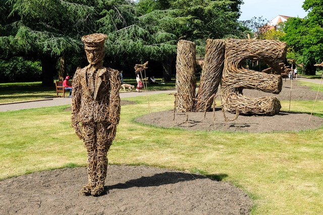 VE Day Sculpture in Grosvenor Park, Chester