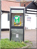 TM1083 : Defibrillator on Common Road by Geographer