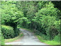 SO9174 : Woodcote Green Lane at Hockley Brook by Roy Hughes