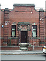 Former laundry, Cardigan Lane - office entrance