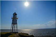 ST4476 : Portishead : Black Nore Lighthouse by Lewis Clarke