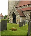 Car Colston churchyard