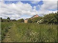 Public footpath below houses on Rhubarb Hill