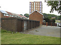 SE2533 : Poplar Gardens lock-up garages by Stephen Craven