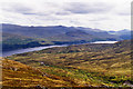 NN4788 : View towards Loch Laggan from Na Cnapanan by Nigel Brown