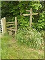 Footpath junction, Occupation Lane