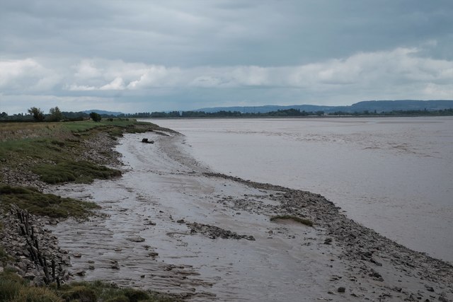The banks of the Severn Estuary at Awre