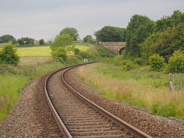 The Barnsley to Huddersfield railway