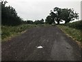 Start of gravel section of the Fosse Way