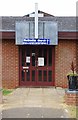 Methodist Church (2) - main entrance, Burford Road, Carterton, Oxon