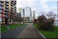 Thames path on Olympian Way