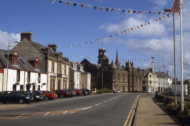 Stornoway - South Beach and Town Hall