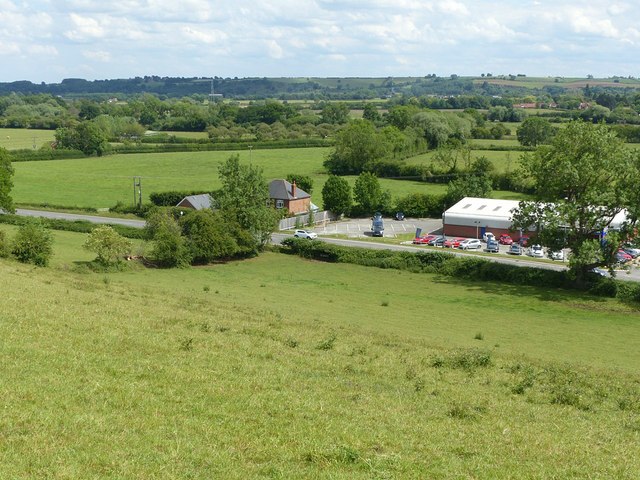 View across the Trent Valley from Barker Hill