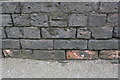 Benchmark on south parapet of Coventry Canal Bridge #73