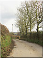 Farm lane to Great Huxhill