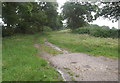 Track towards Oak Farm