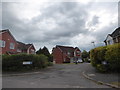 Looking from Durford Road into Woodlark Gardens