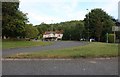 Roundabout on the A30, Stockbridge