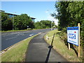 Newtown Road and a thank you sign