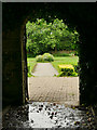 SE2632 : Western Flatts Cliff Park: entrance to rose garden by Stephen Craven
