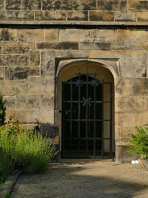 Oakwell Hall, main door