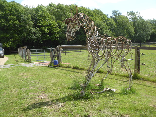 Horse sculpture by Grange Farm