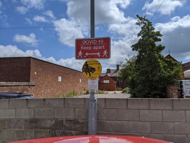 Sign in the car park
