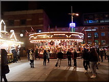 SE2934 : Fairground during the Christmas Market at Millennium Square by Darren Haddock