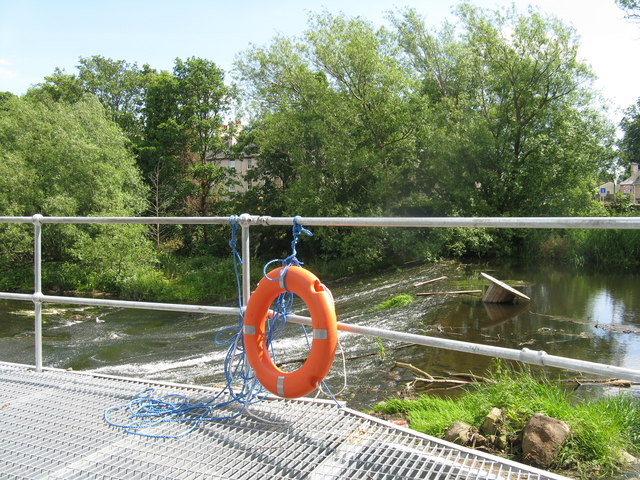 Weir on the Water of Leith